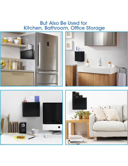 Caja de Almacenamiento Magnética Picowe 3 Piezas - Negro