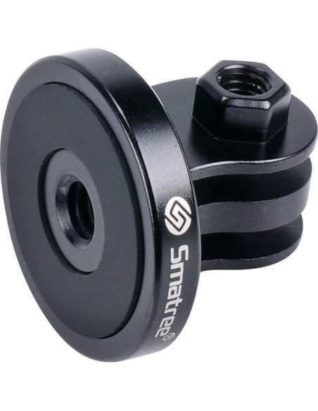 Adaptador de Montaje de Trípode Smatree Aluminio Negro para GoPro y DJI