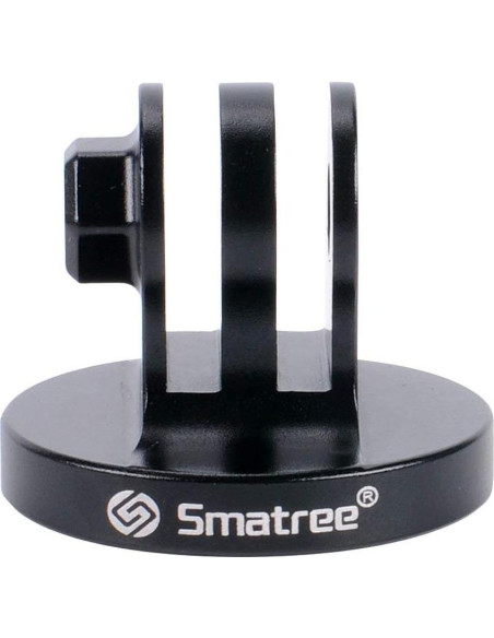 Adaptador de Montaje de Trípode Smatree Aluminio Negro para GoPro y DJI