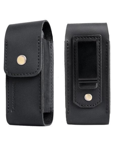 Funda de Cuero para Multiherramienta TALLYWAVE, Negro