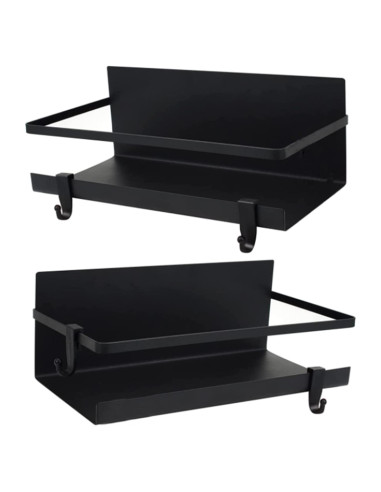 Estante Magnético para Especias Seropy - Paquete de 2, 24.4x12x9 cm
