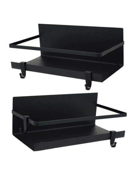 Estante Magnético para Especias Seropy - Paquete de 2, 24.4x12x9 cm