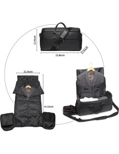 Bolsa de Ropa Convertible Seyfocnia 2 en 1 para Viaje 45L 2