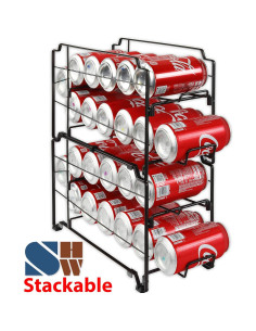 Organizador de Latas Apilable Simple Houseware Bronce - 2 Piezas 2