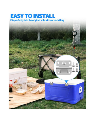 Reemplazo de Bisagra de Acero Inoxidable OXDFK para Cooler - 2 Pcs