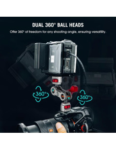 Brazo Mágico Came-TV 61014 para Cámara con Cabezal Doble 360 2