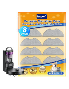 8 Piezas Reemplazo Microfibra KEEPOW E10 E20 Aspiradora