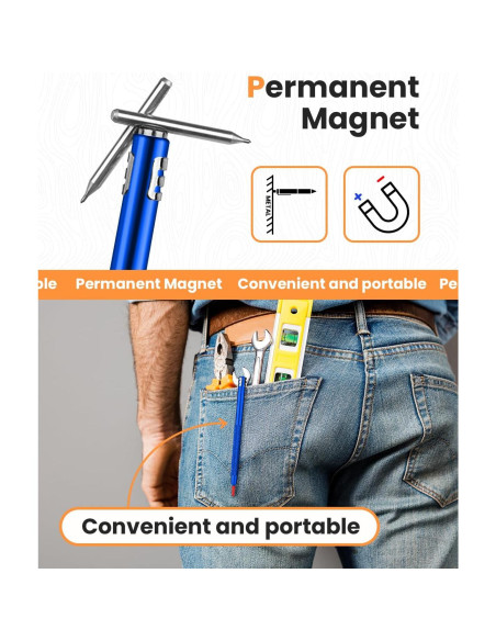 Grapador de Carburo de Tungsteno Genérico Azul - Paquete de 4