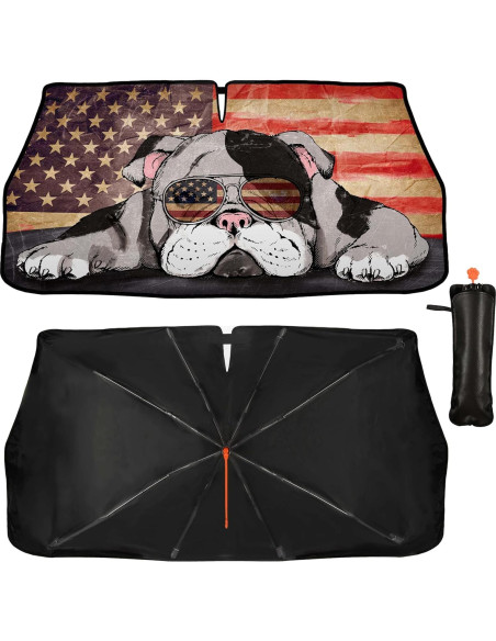 Paraguas Solar Plegable EDEEIL Bulldog 145x76cm Protección UV