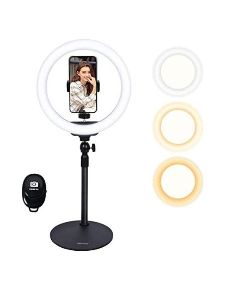 Anillo de Luz LED de Escritorio Xeneo DS-R10 10" Ajustable