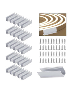 20 Clips de Luz de Cuerda LED Aluminio 8x16mm Adlkirg