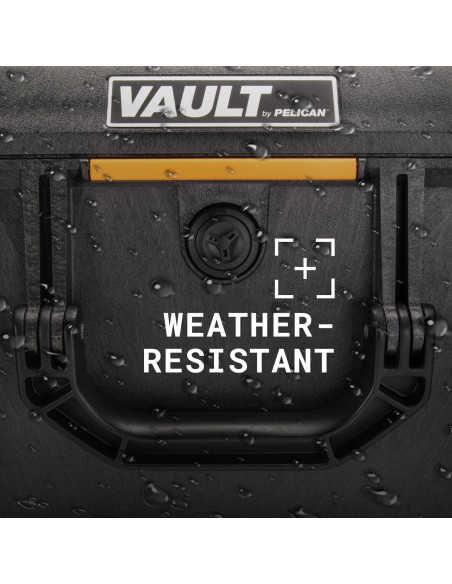 Estuche Duro Pelican Vault V100 para Cámara y Equipo - Negro