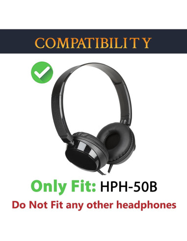 Almohadillas de Reemplazo SOULWIT para Auriculares Yamaha HPH-50B