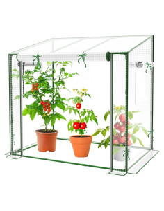 Mini Invernadero Portátil Deaunbr 120x80x120 cm con Ventana