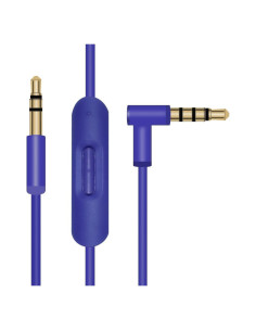 Cable de audio de extensión Sqrmekoko con micrófono 130cm púrpura