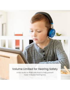 Auriculares Puro Sound Labs JuniorJam Plus Bluetooth 22h Azul 2