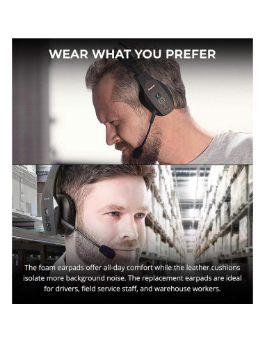 Kit de Almohadillas y Filtros Blucoil EPMC-B550XT para Auriculares BlueParrott B550-XT