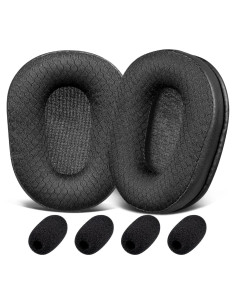 Almohadillas de Reemplazo SOULWIT para Auriculares BlueParrott B450/S450 - Negro