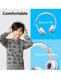 Auriculares para Niños LilGadgets Connect+ Azul con Micrófono 2