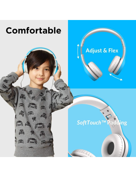 Auriculares para Niños LilGadgets Connect+ Azul con Micrófono