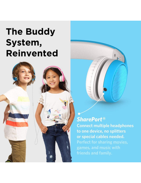 Auriculares para Niños LilGadgets Connect+ Azul con Micrófono