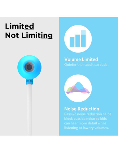 Auriculares Intrauditivos LilGadgets LGBB para Niños Azul