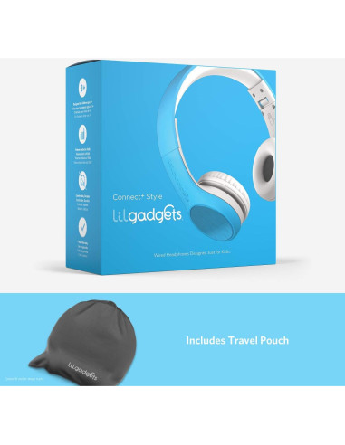 Auriculares para Niños LilGadgets Connect+ Azul con Micrófono