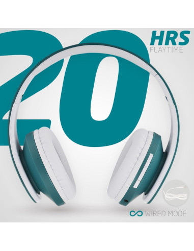 Auriculares Inalámbricos PowerLocus P2 - 2 Piezas Negro y Azul/Blanco