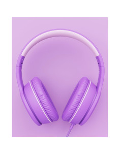 Auriculares con cable NIVAVA K16 para niños, rosa, 3.5mm 2
