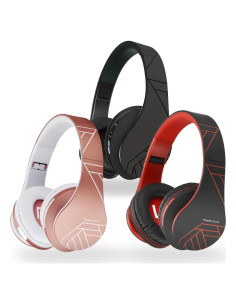 Auriculares Inalámbricos PowerLocus P2 - 1 Roja y 1 Rosa/Dorado