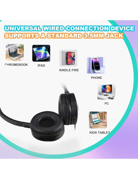 Auriculares para Niños ZHENWAY 25 Unidades 003 Negros