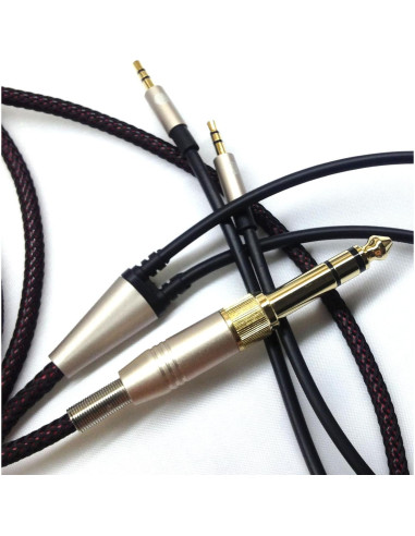 Cable de Reemplazo NEW NEOMUSICIA 1.2m Doble Jack 2.5mm para Hifiman