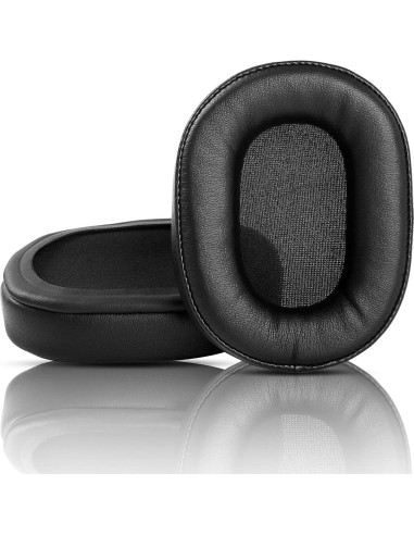 Almohadillas de Reemplazo para Auriculares Oppo PM-3 - Cuero Negro