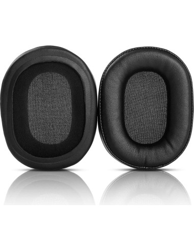 Almohadillas de Reemplazo para Auriculares Oppo PM-3 - Cuero Negro