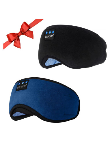 Auriculares para dormir TOPOINT Bluetooth 5.2, máscara de sueño