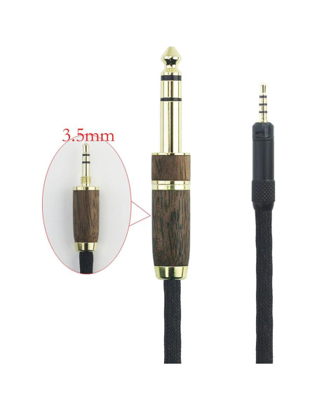 Cable de audio de reemplazo NewFantasia 2m para Sennheiser