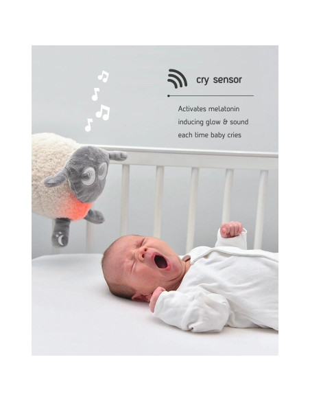 Ewan Deluxe Máquina de Sonido Blanco para Bebés Gris - Sensor Llanto