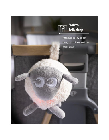 Ewan Deluxe Máquina de Sonido Blanco para Bebés Gris - Sensor Llanto