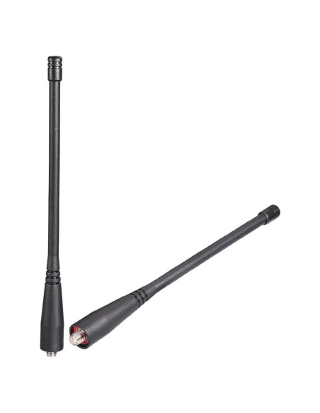 Antena Bingfu VHF UHF 136-470MHz 3dBi SMA Femenina Paquete de 2