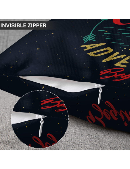 Conjunto de 4 Fundas de Cojín Emvency Vintage 40x40 cm