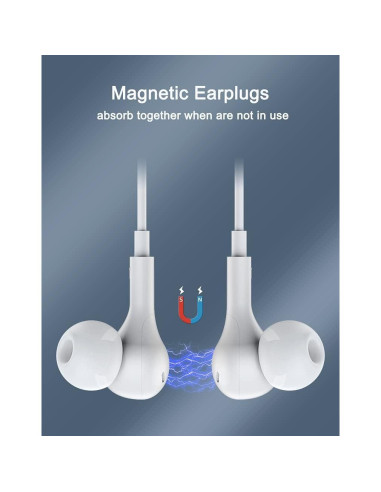 Auriculares con cable TANGOSTU A50 con micrófono 3.5mm - Negro