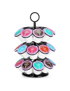 Soporte para cápsulas de café ROWISE 27 unidades giratorio 360