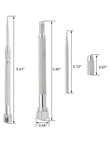 Scriber de Bolsillo PAGOW 70A con Punta de Carburo 7.3 cm