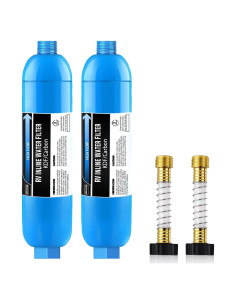 Filtro de Agua Inline Lifefilter RV - Paquete de 2, Reduce Cloro y Olores