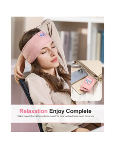 Auriculares Bluetooth para dormir Perytong diadema elástica 2