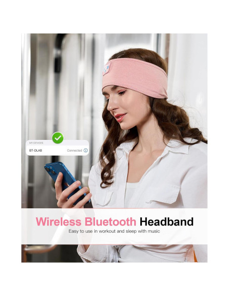 Auriculares Bluetooth para dormir Perytong diadema elástica Auriculares Bluetooth para dormir Perytong diadema elástica
