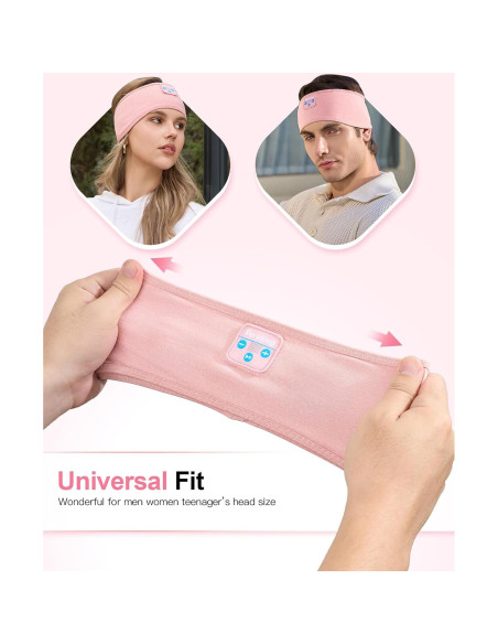 Auriculares Bluetooth para dormir Perytong diadema elástica Auriculares Bluetooth para dormir Perytong diadema elástica