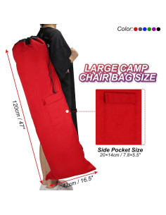 Bolsa de Reemplazo para Silla de Camping Patikil 119cm 900D Oxford 2