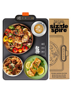Bandeja Calentadora Eléctrica Sizzle Spire 2.28 kg 4 Temperaturas