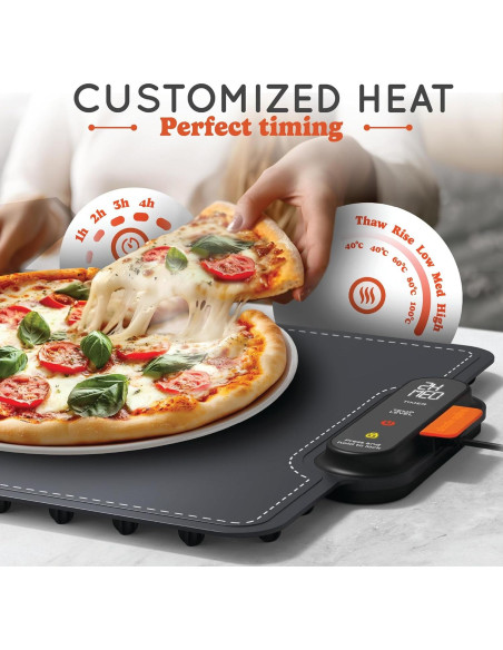 Bandeja Calentadora Eléctrica Sizzle Spire 2.28 kg 4 Temperaturas